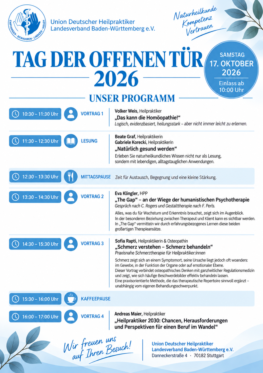Tag der offenen Tür 2026